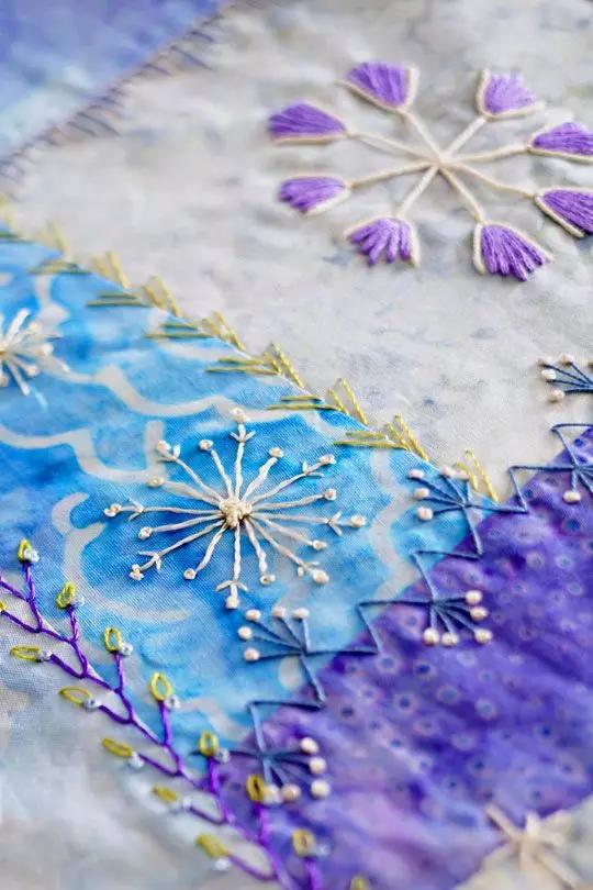 最简单的拼布被的方法,如何用碎布做成成品布