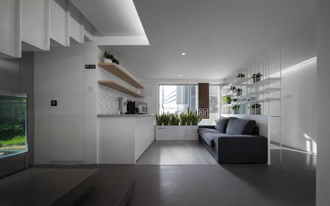 简约开放办公区设计,郑州办公空间设计风格