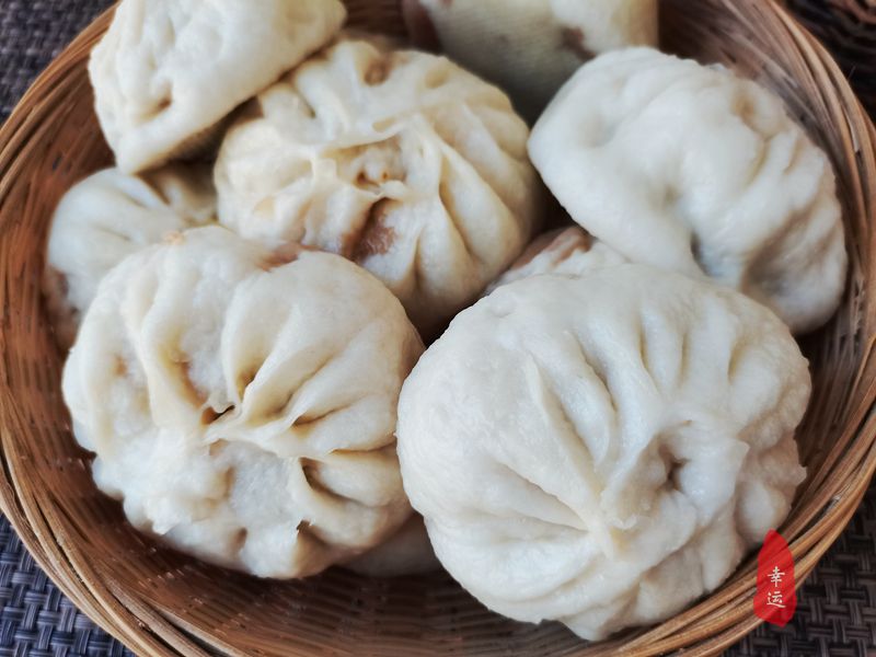 烫面冬瓜包子怎么做好吃又简单,冬瓜馅料的包子