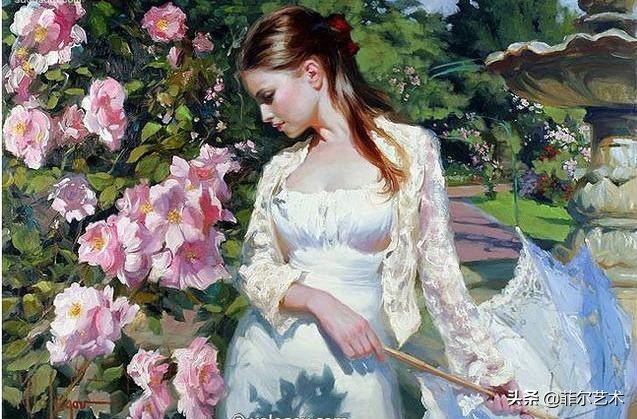 美人如花——一组温婉知性的俄罗斯女性人体油画欣赏