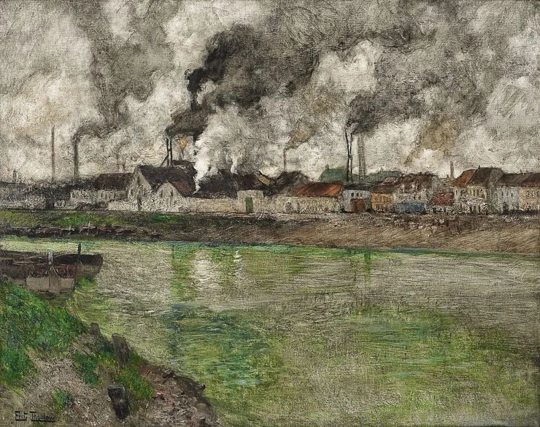 看一百遍都不觉得腻的山水,独特手法和细腻笔触的油画风景