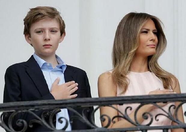 川普小儿子近照,川普的小儿子颜值逆天