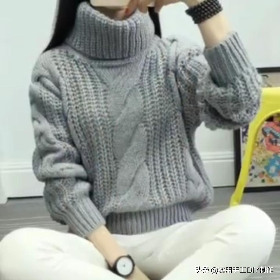 女士针织开衫外套最新款加厚,针织套头衫女