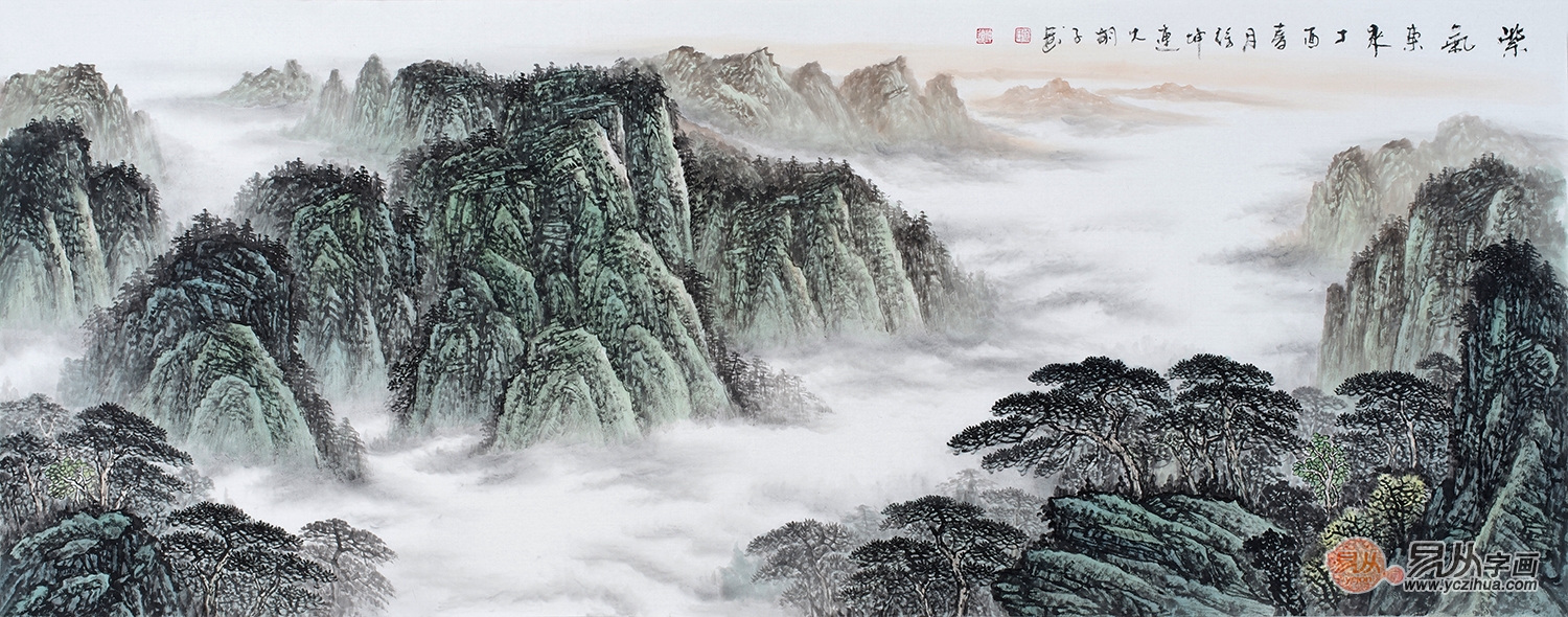 办公室装饰画选什么画好,办公室适合的山水画