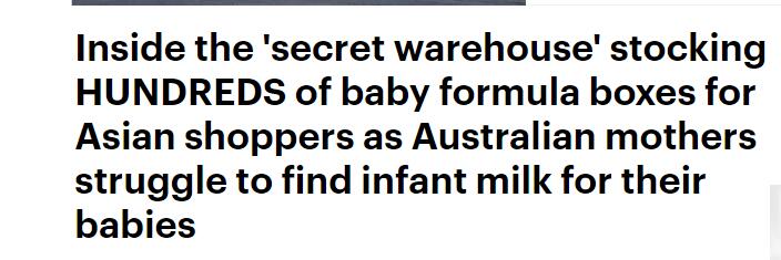 中国代购澳洲,在澳洲买奶粉的真相