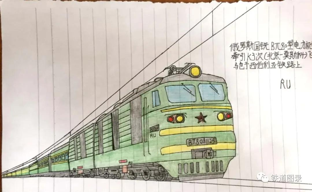 铁路人文：手绘火车