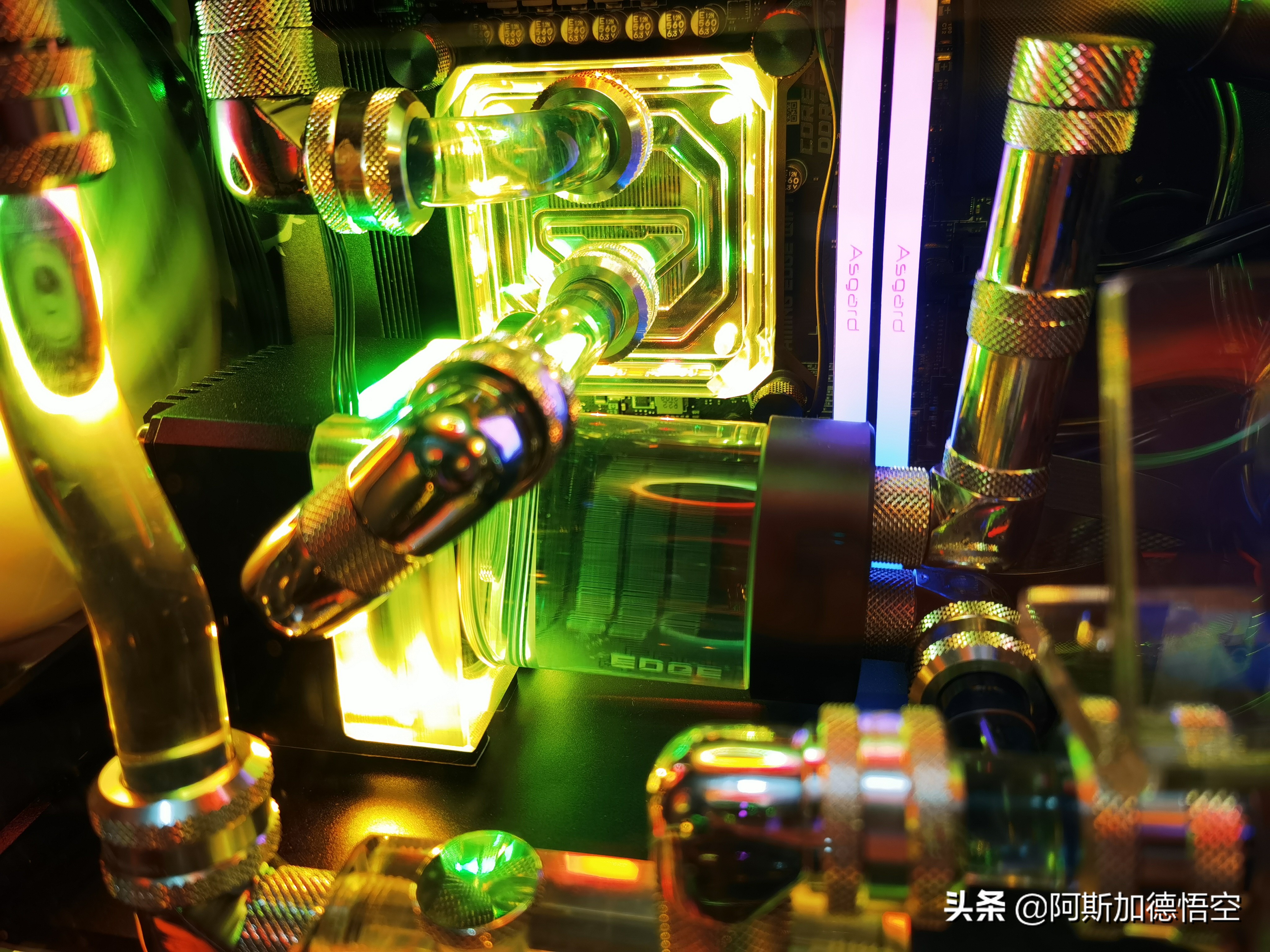 第一台水冷机视频,分体式装机过程