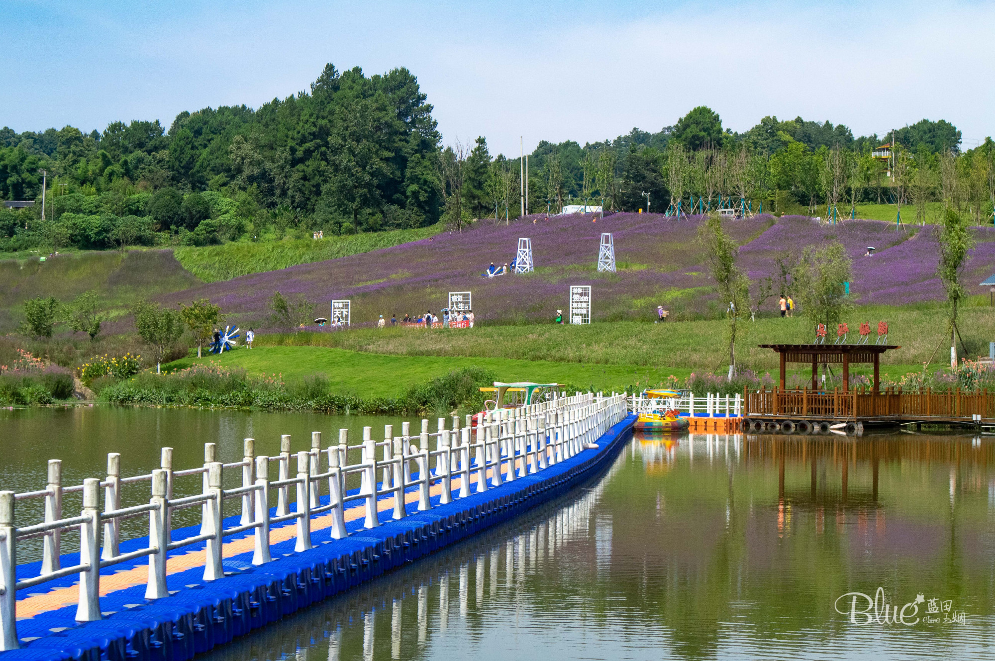 綦江横山花仙谷全景,重庆綦江看花景点推荐