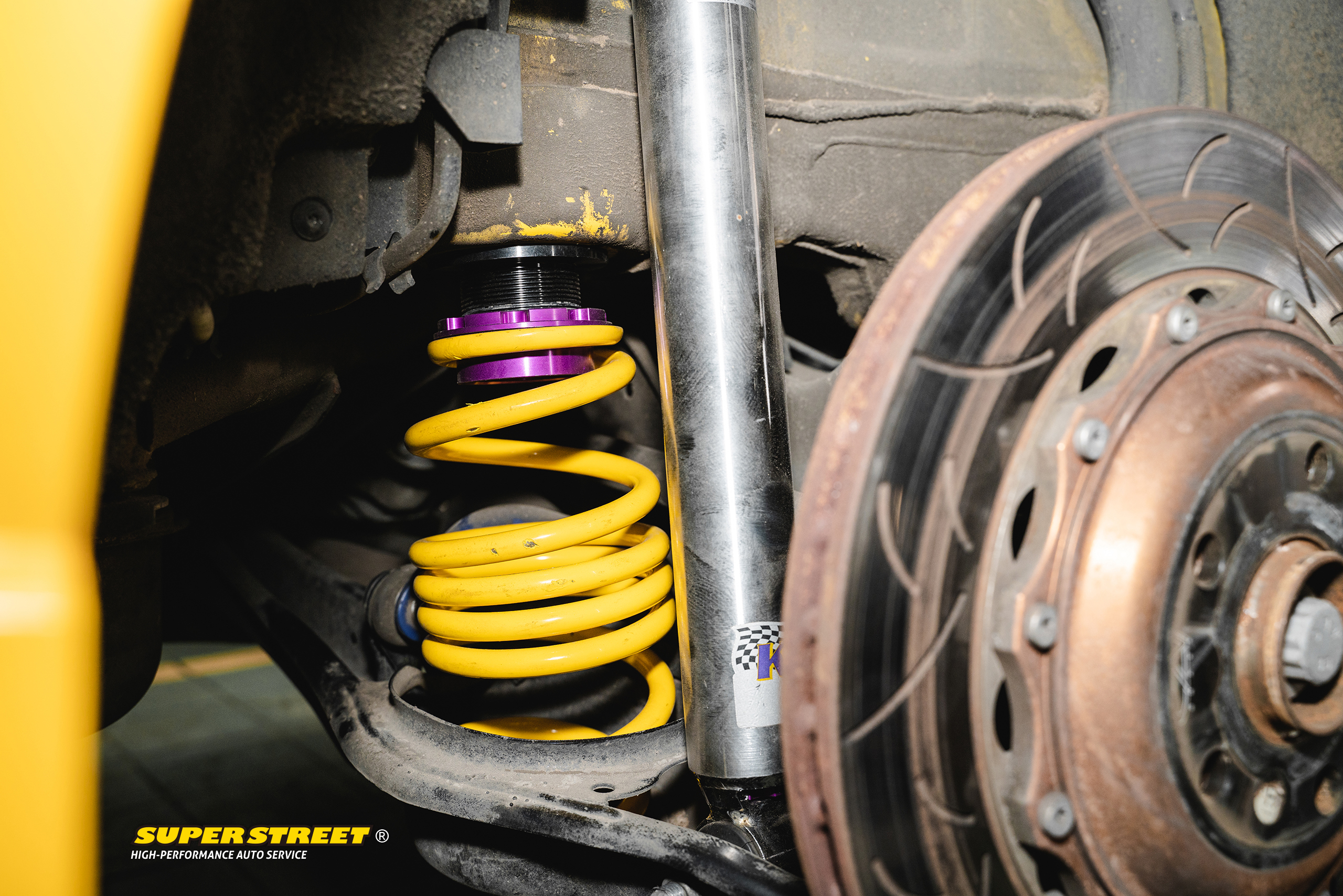 奥迪S3拆掉BILSTEINB16，换上KWV3绞牙避震，只想更舒适。