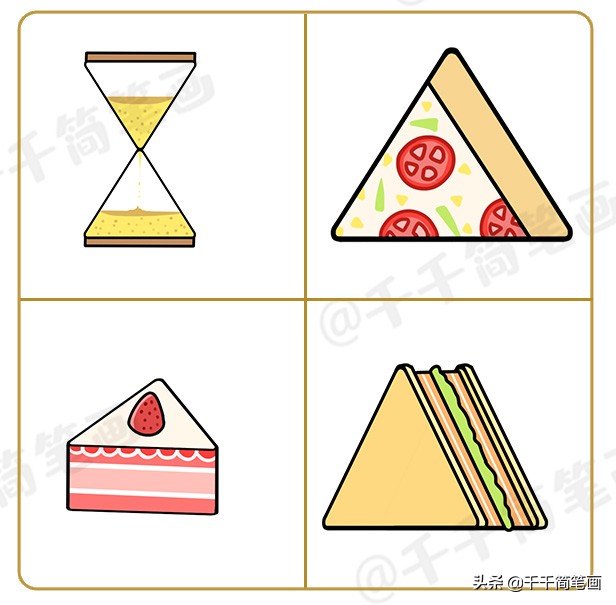 100个可爱小图案简笔画动物,可爱又简单的小动物简笔画