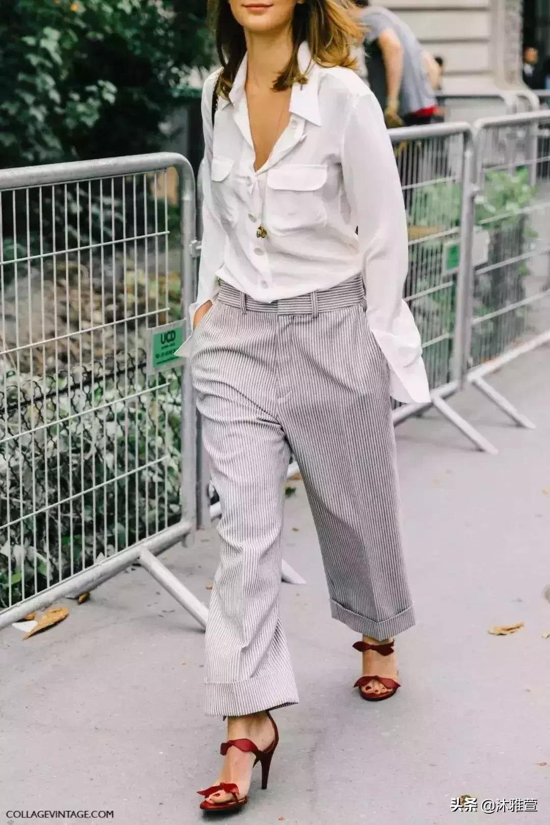 穿红色衣服红色鞋子,红色芭蕾单鞋配牛仔裤