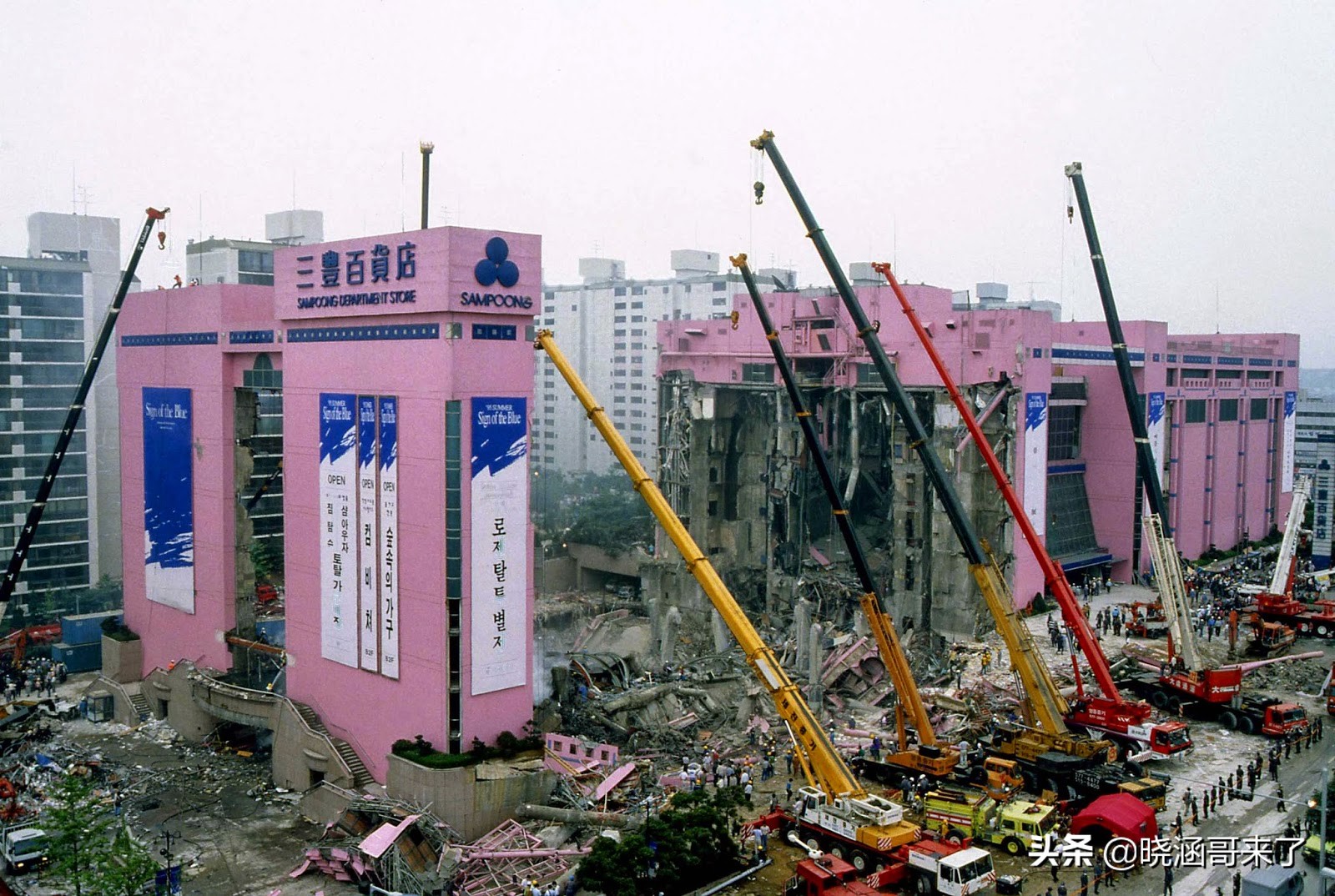 韩国大楼倒塌事件三丰百货幸存者,韩国三丰百货倒塌事故原因和看法