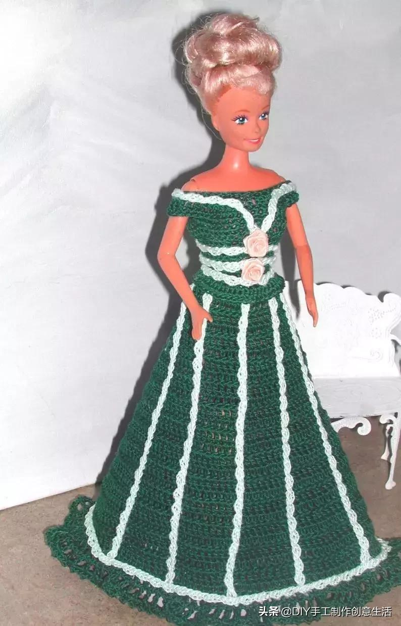 娃娃的衣服怎么钩简单,钩最简单的娃娃衣服教程