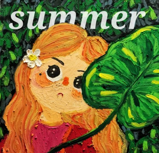 卡通头像可爱呆萌油画,油画风头像卡通