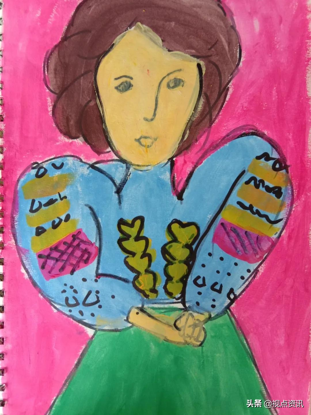 彩色的梦美术画,彩色的梦书法作品