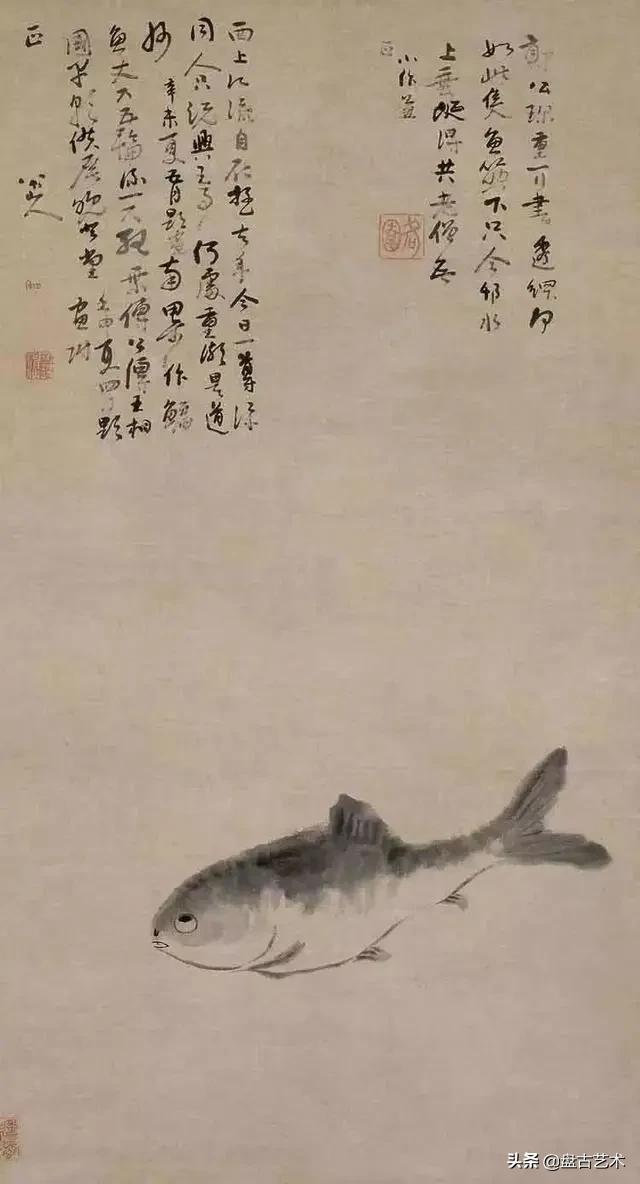 画出艺术家人生大寂寞的国画艺术作品——盘古油画艺术