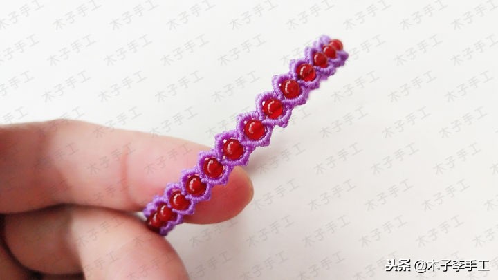 心形手链编法图解视频,手工串珠心形笔筒图解大全