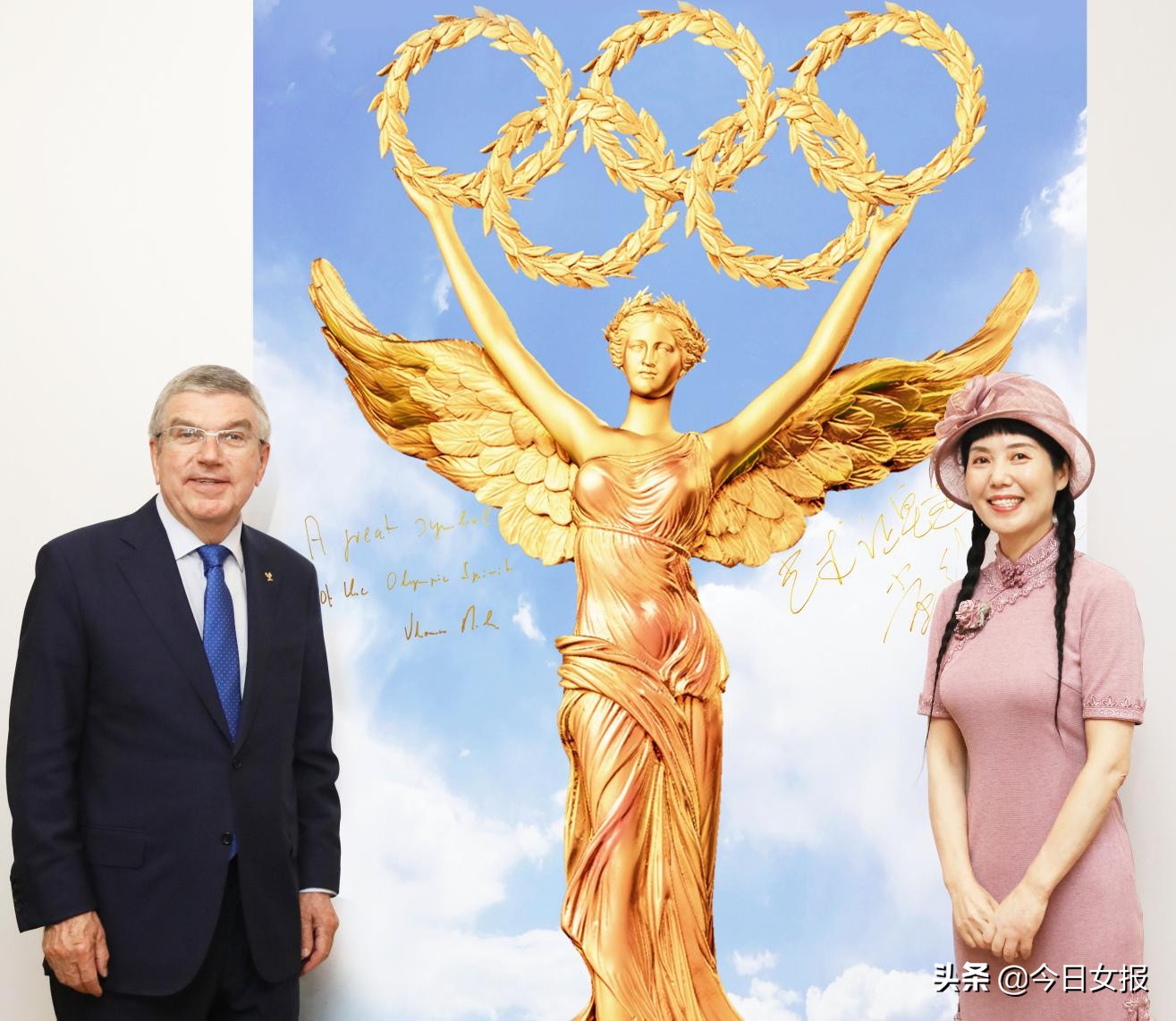 国际奥委会主席巴赫参观湘籍著名雕塑家“黄剑奥运雕塑艺术展”