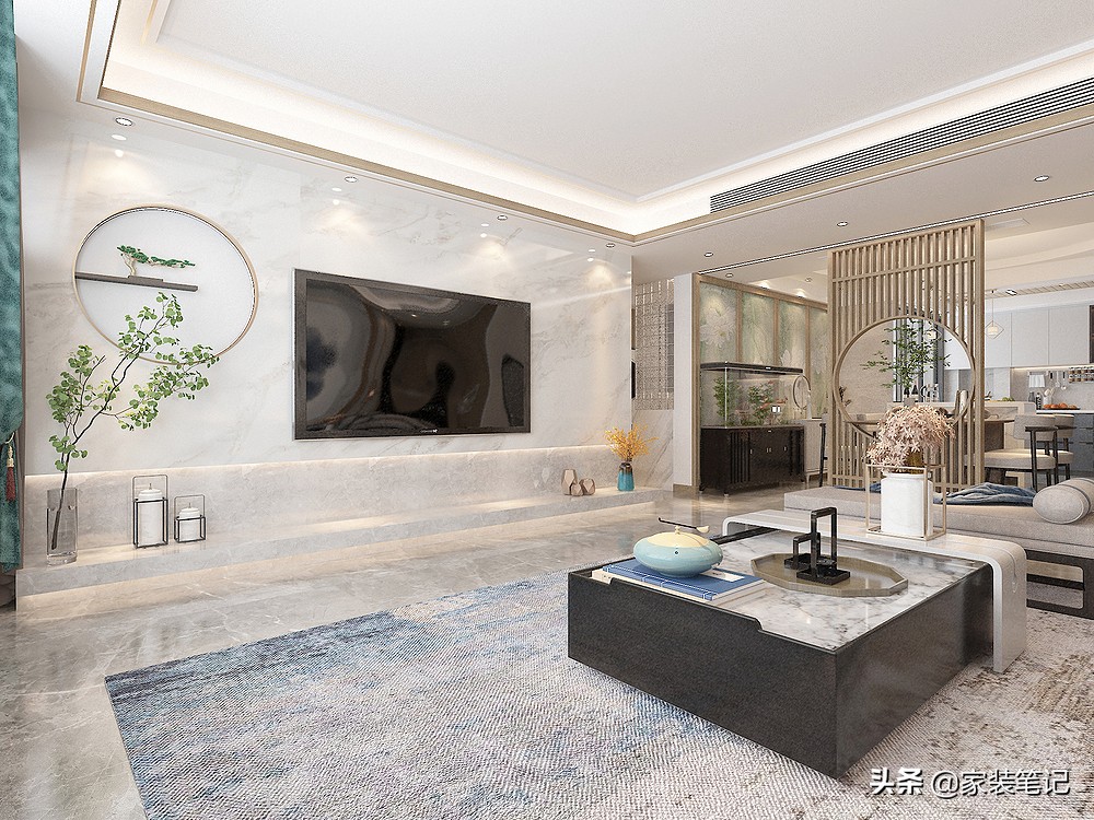 适合年轻人温馨新中式装修小户型,新中式新房装修设计哪款好看