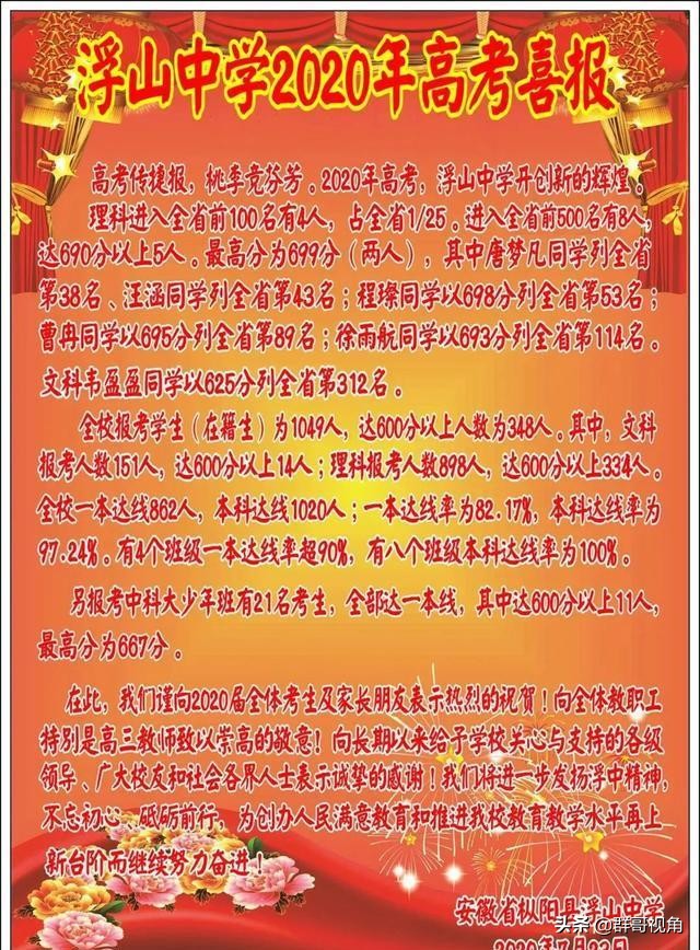 安徽四大学校,安徽四大中学排名