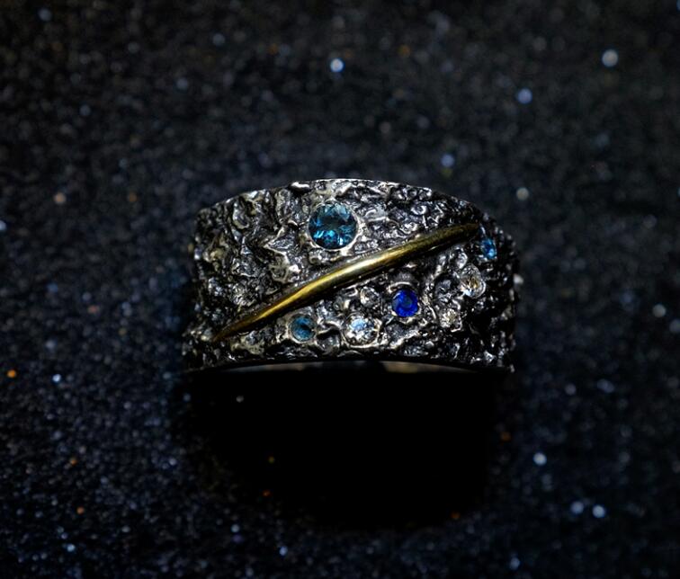 个性男戒，彰显男士指尖刚毅