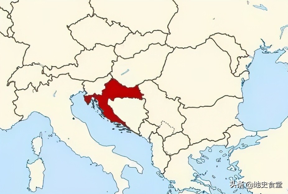 波黑地理位置,波黑克罗地亚边境地形