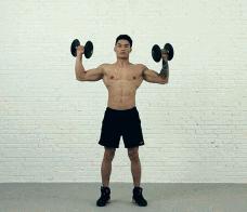 手臂胸背腹哑铃健身一周训练计划,哑铃健身胸大肌训练
