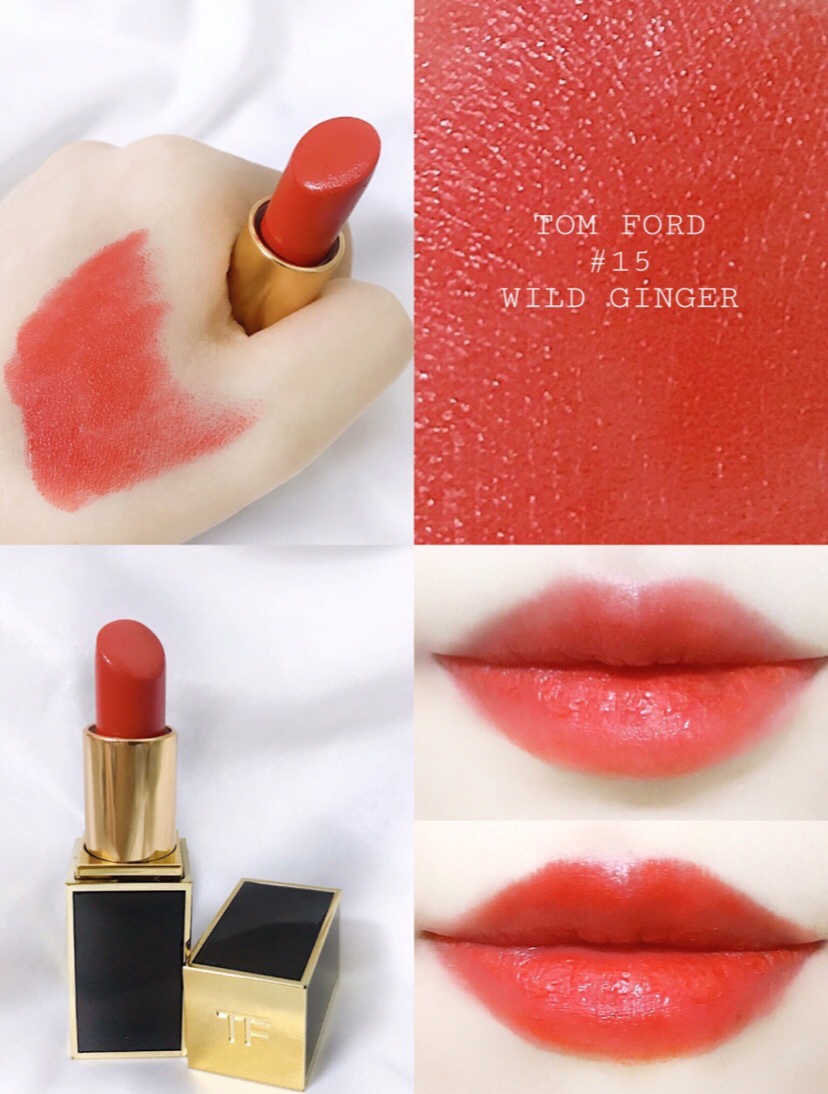 tf黑管100口红真实试色,tf红管16落樱甜情口红试色