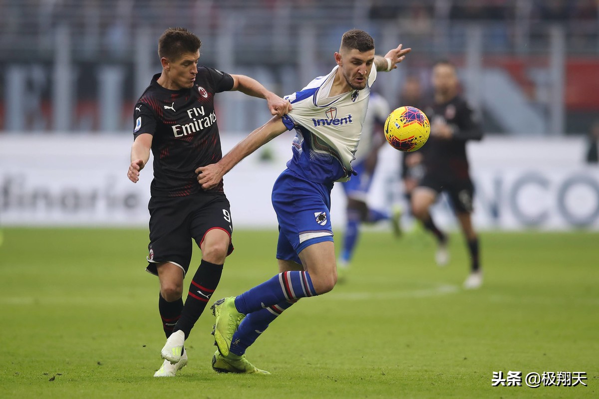 无人防守踢门柱,伊布二次回米兰表现