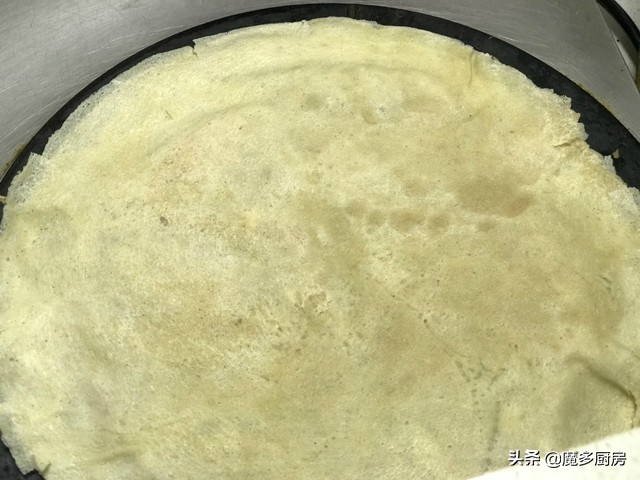 8元一个菜,简单菜煎饼做法全过程