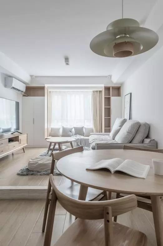 小夫妻75㎡小两室，比muji风还舒服！网友：这才是理想中家的样子