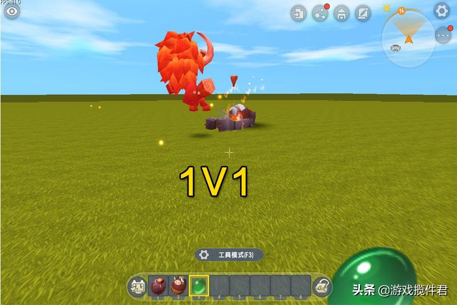 迷你世界驯服野人最多的一个玩家,迷你世界更新一个道具能驯服野人