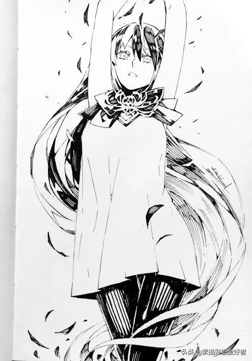 绘画素材|唯美二次元人物线稿，排线临摹练习