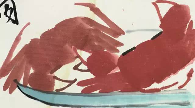 名家笔下的螃蟹诱人极了,中国名家笔下的螃蟹