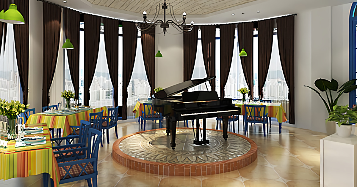 10万元客餐厅装修设计,清新餐厅装修设计公司推荐