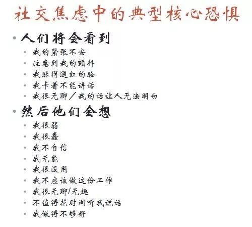 社交恐惧和焦虑,社交恐惧和焦虑测试