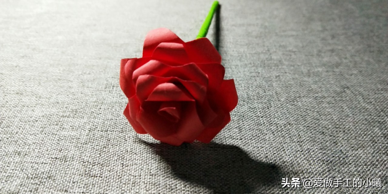 玫瑰花折纸教程大全简单慢动作,玫瑰花折纸方法简单易折非常漂亮