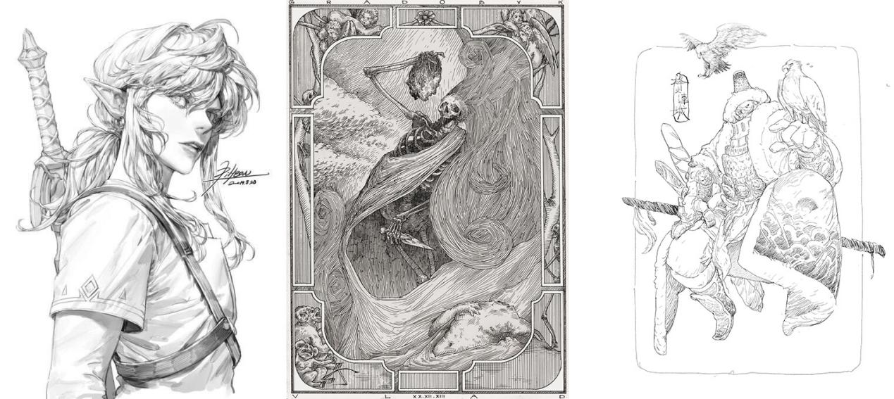 怎么画线稿干净又好看,怎样零基础画线稿