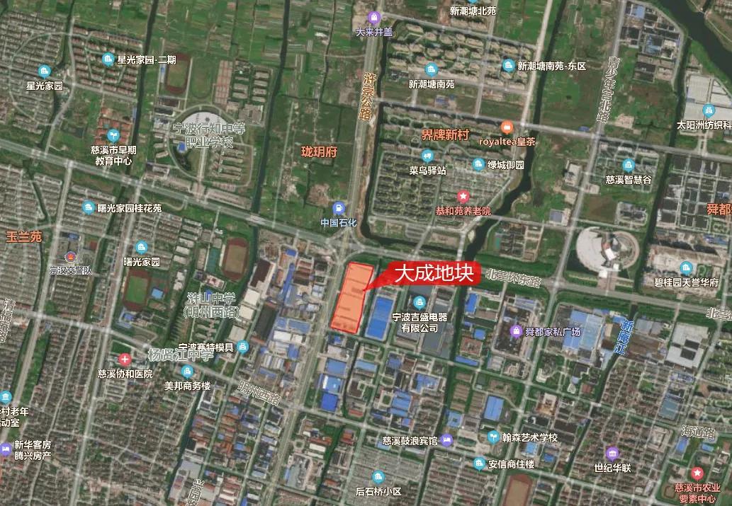 7799元/㎡+15500㎡投报面积!徐龙集团夺得慈溪大成