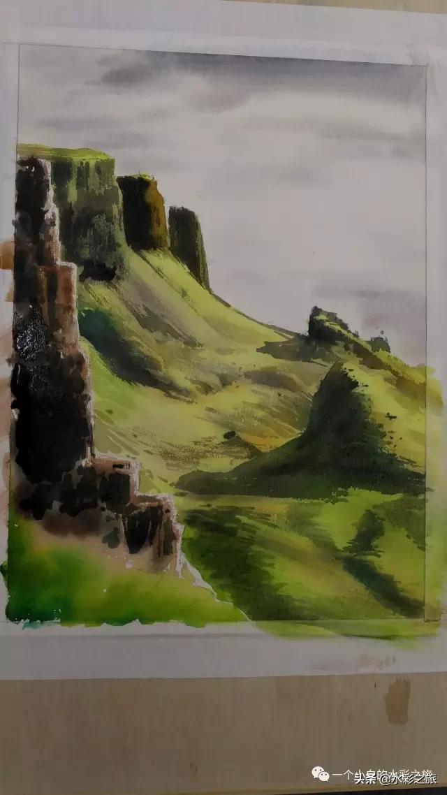 水彩画风景简单入门教程,水彩入门必学500例风景篇教程