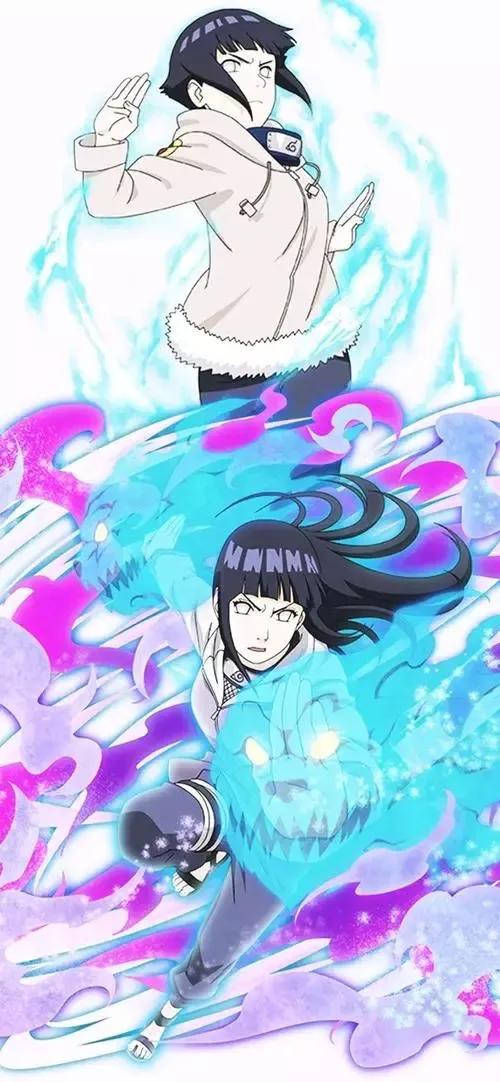 火影忍者日向雏田霸气图片,火影忍者中日向雏田的图片