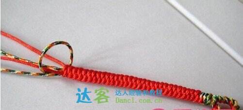 手串绳结打法中国结双线凤尾结,绳结中国结编法大全图解