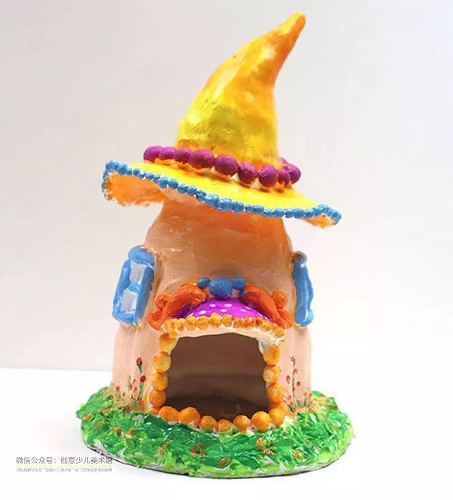 童话里的城堡儿童画,儿童画城堡创意手工