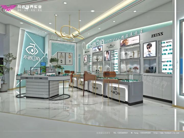 眼镜店怎么装修吸引人,眼镜店店面设计与装修