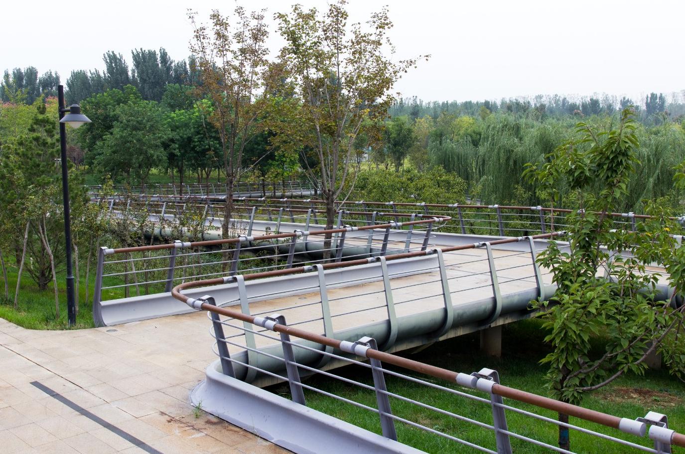 郑东新区象湖生态工程,郑东新区象湖南岸景观绿化工程