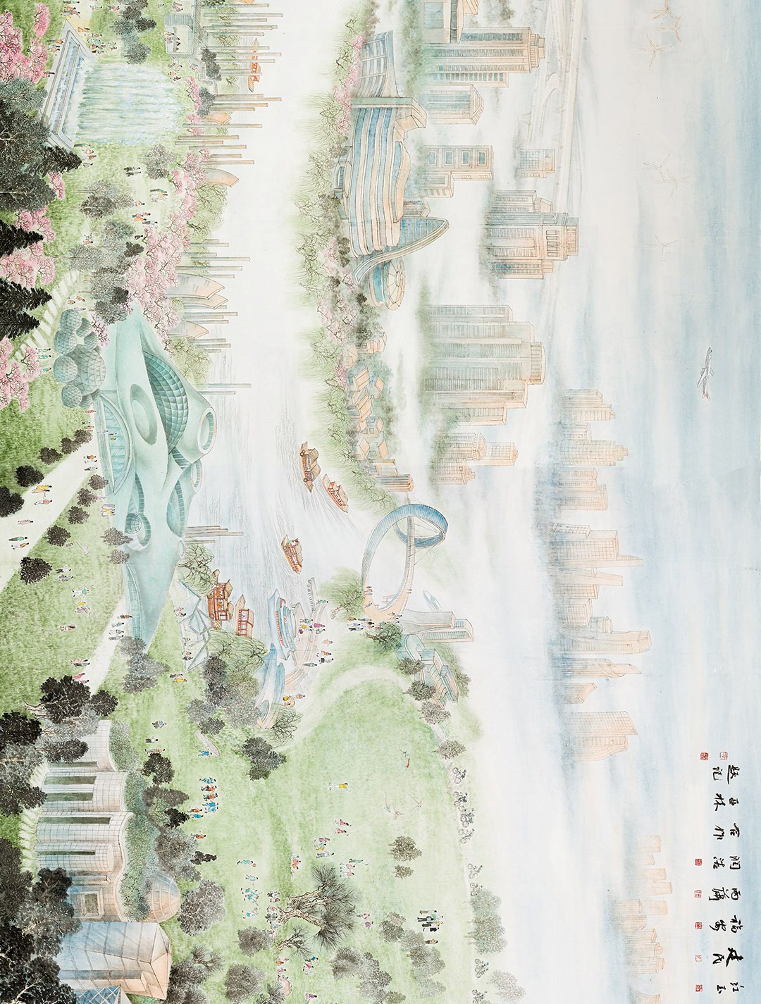 《大运沧州盛景图》主题长卷创作记（附高清大图）