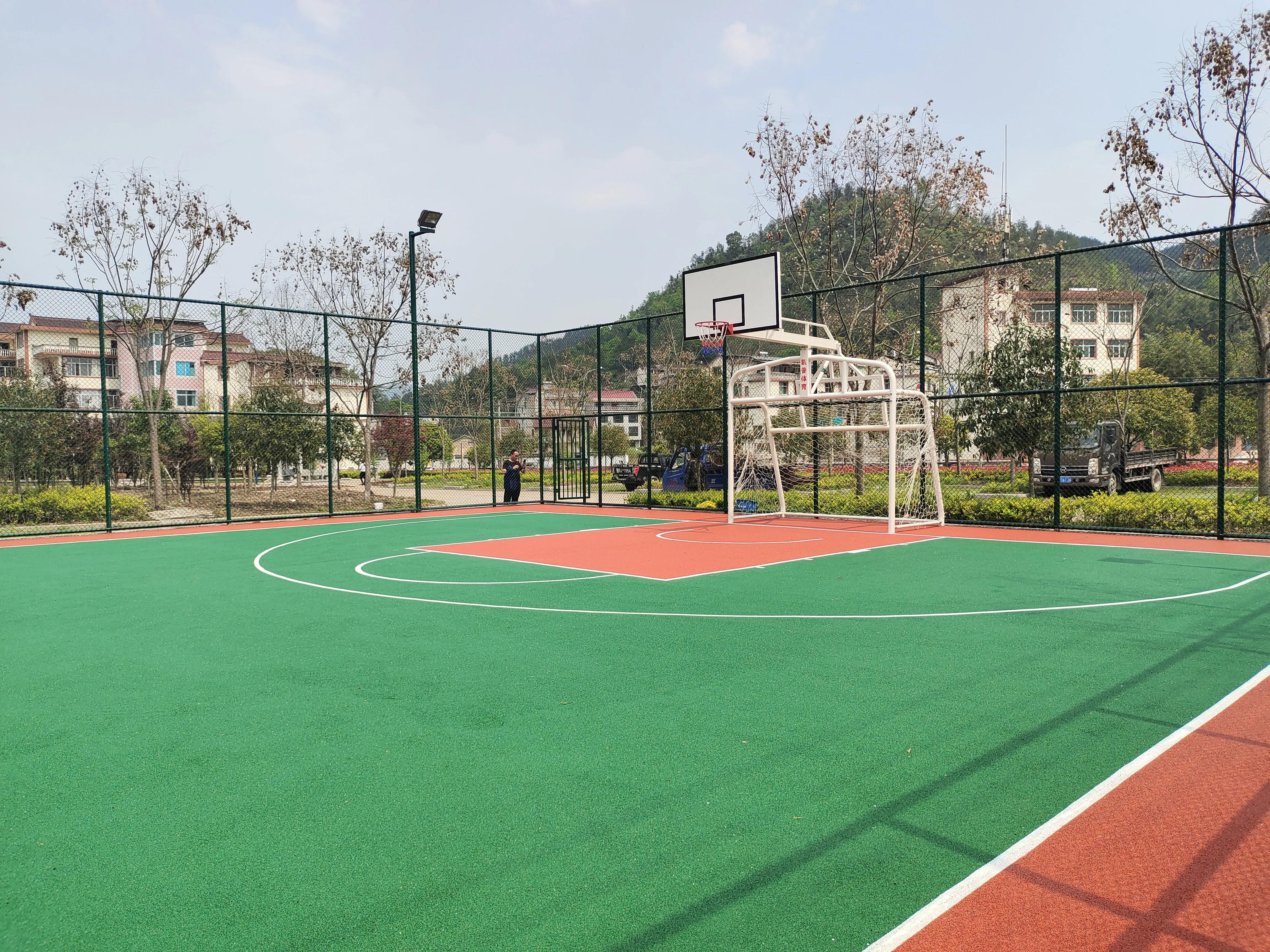 白岩寨公园篮球场,丽水白岩村跑道