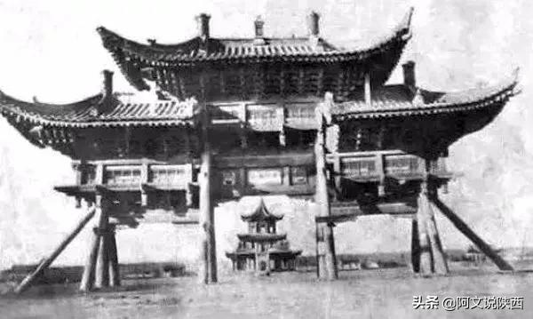 百年前的西安古城,百年前的西安影像