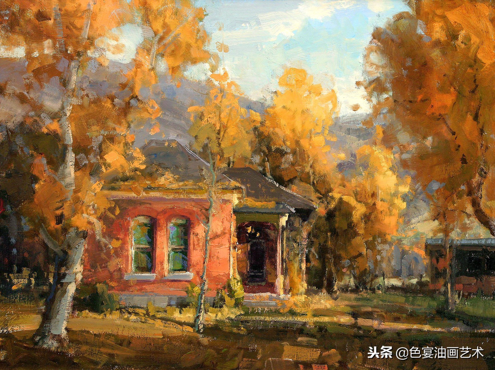俄罗斯油画大师风景油画教程视频,油画大师油画风景创作教学视频