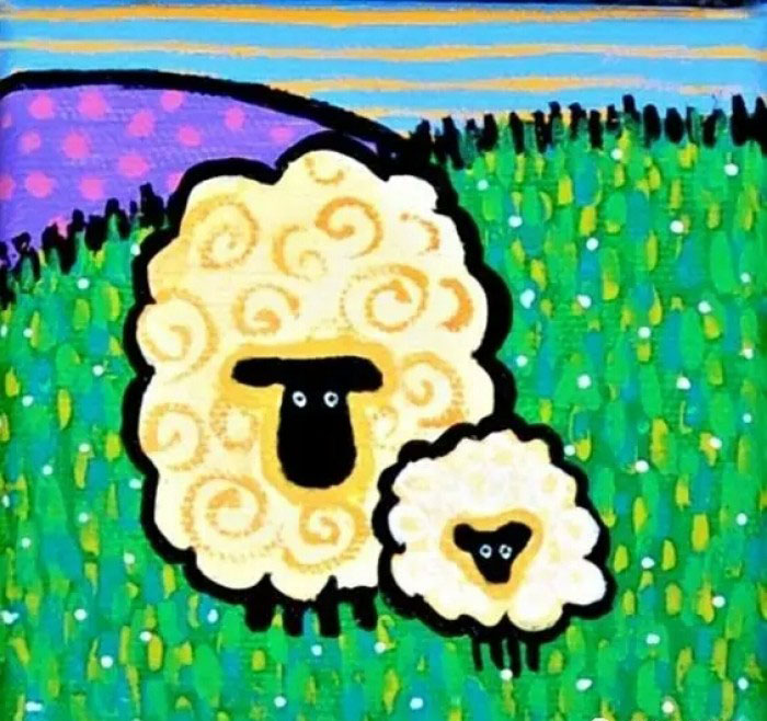 儿童创意水粉画作品,6-12岁幼儿创意水粉教程入门